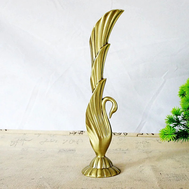 Peacock Swan Vase